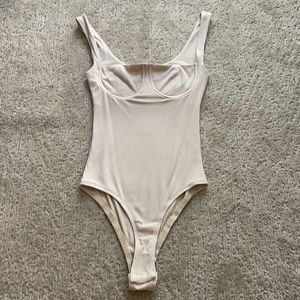 Princess Polly Cream Bodysuit